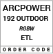 AP192 Outdoor RGBW ETL 
