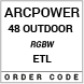 AP48 Outdoor RGBW ETL 