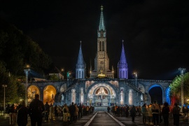 rosary Basilica Lourdes